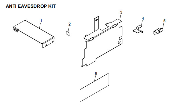 ATM peças de reposição NCRANTI EAVESDROP KIT