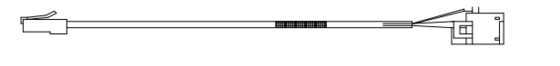 Partes de máquinas ATM 445-0670809 MODEM 8 WAY HARNESS