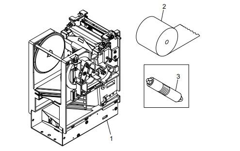 Partes de máquinas ATM PRINTADOR TÉRMICO 009-0023876