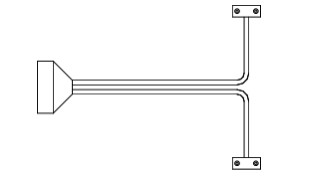 ATM Peças sobressalentes NCR Portão Switch Harness (RAL) 445-0599848