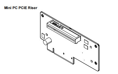 Peças sobressalentes do ATM NCR 009-0030958 MINI PC PCIE RISER
