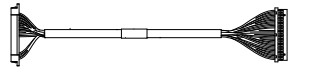 ATM Peças sobressalentes 445-0749527 LVDS HARNESS 600MM