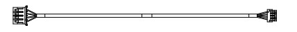 ATM Peças sobressalentes Display Sensor de brilho Harness 445-0758820,445-0757480