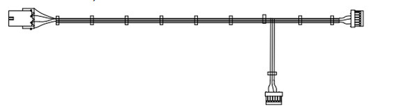 Parciais ATM NCR 445-0759870 HARNESS RIO ENABLE R/A