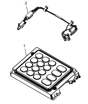 Peças sobressalentes de caixas eletrônicos NCR CHINA EPP KEYBOARD