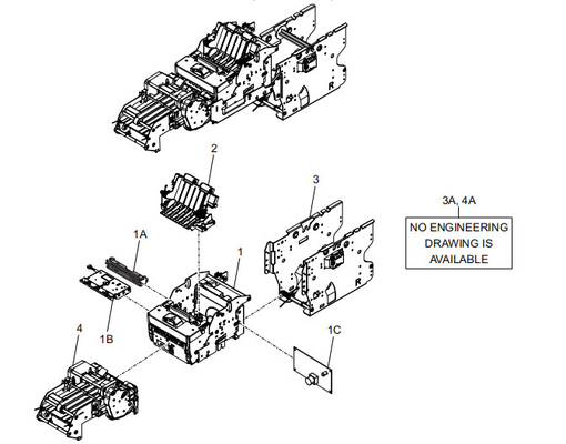 ATM Peças sobressalentes STIRLING 1ST RECEIT PRINTER (STANDARD)