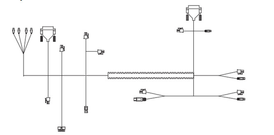 445-0752496 TRAY HARNESS ATM Partes de máquinas