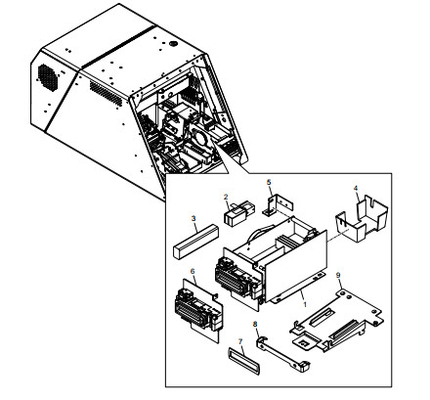 MCRW ATM Machine Parts Eficiência inigualável
