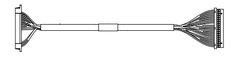 Partes de máquinas ATM 445-0743831 LVDS HARNESS, 1200MM