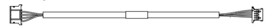 Partes de máquinas ATM 445-0751009 LVDS SUNLIGHT POWER HARNESS, 1200MM