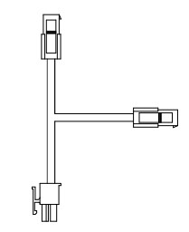 Partes de máquinas ATM 445-0657901 FAN DIP HARNESS
