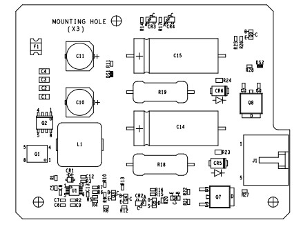 Partes da máquina ATM 445-0736652 SPS CONTROL DAUGHTER BOARD ASSEMBLY