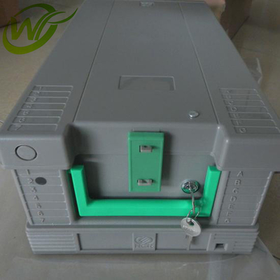Gaveta da moeda do NCR 58XX S1 das peças da máquina do ATM com chaves do metal 445-0728451