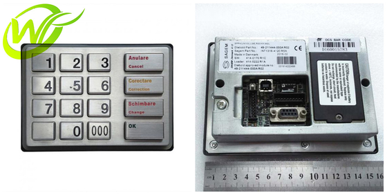 Teclado 49-211444-000A 49211444000A do PPE V4 de Diebold Nixdorf das peças do Atm